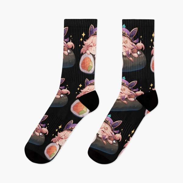 Item preview, Game Dori Genshin Impact Chibi Sushi Anime Girl Kawaii Sleepy Delight designed and sold by CarlosBender.