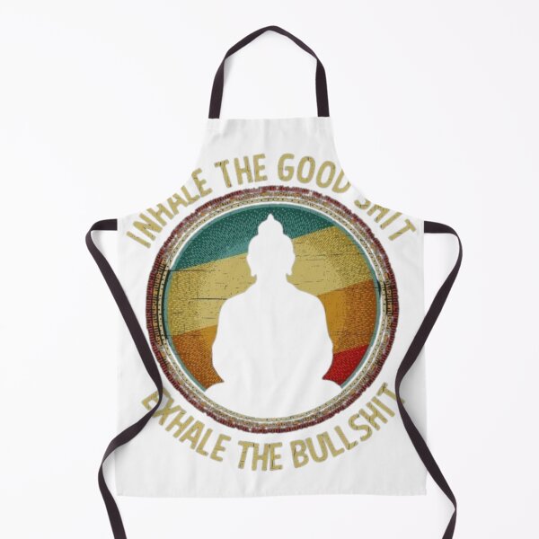 Item preview, Inhale the Good Sht Exhale the Bullsht – Funny Zen Meditation Art designed and sold by pullatejasree.