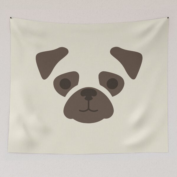 Item preview, Pug face designed and sold by LOVE, AMY.