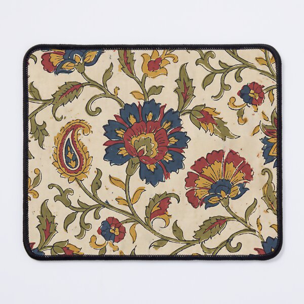 Item preview, Traditional Indian Block Print Floral Pattern designed and sold by OikieToikie.