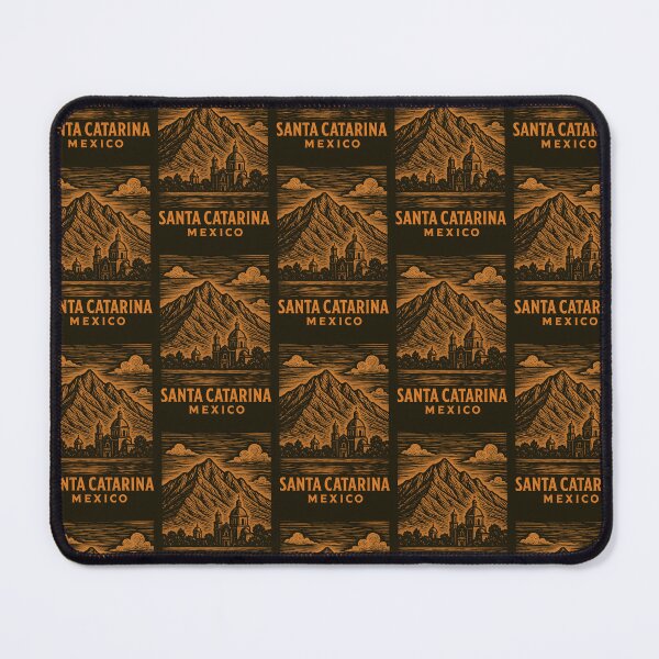 Item preview, Santa Catarina Mexico Linocut Style  designed and sold by Thistle-TShop.
