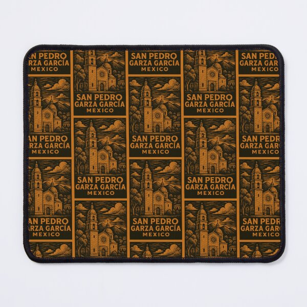 Item preview, San Pedro Garza Garcia Mexico Linocut Style designed and sold by Thistle-TShop.