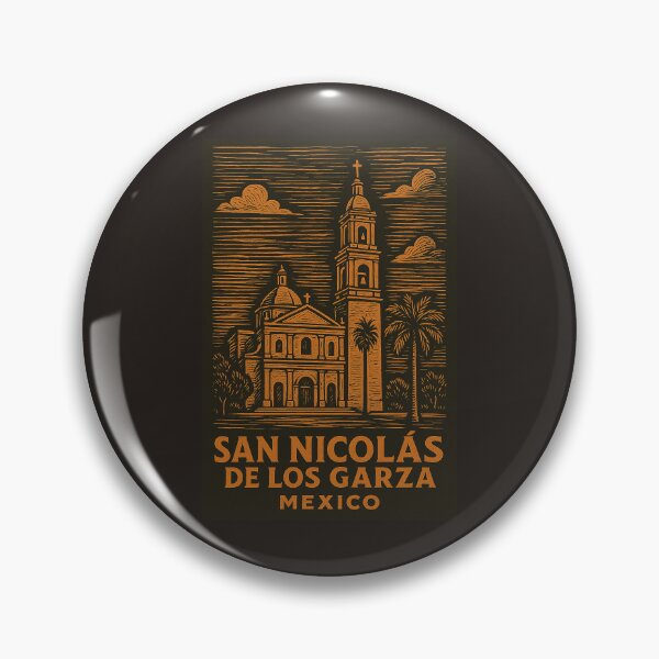 Item preview, San Nicolas de Los Garza Mexico Linocut Style  designed and sold by Thistle-TShop.