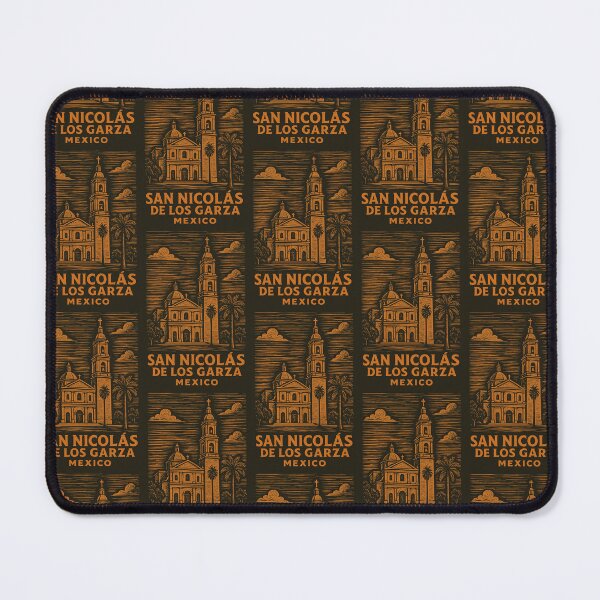 Item preview, San Nicolas de Los Garza Mexico Linocut Style  designed and sold by Thistle-TShop.
