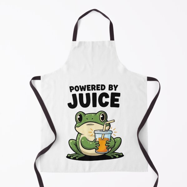 Item preview, Powered by Juice Funny Frog Shirt | Absurd Animal Humor designed and sold by MotivaChic.
