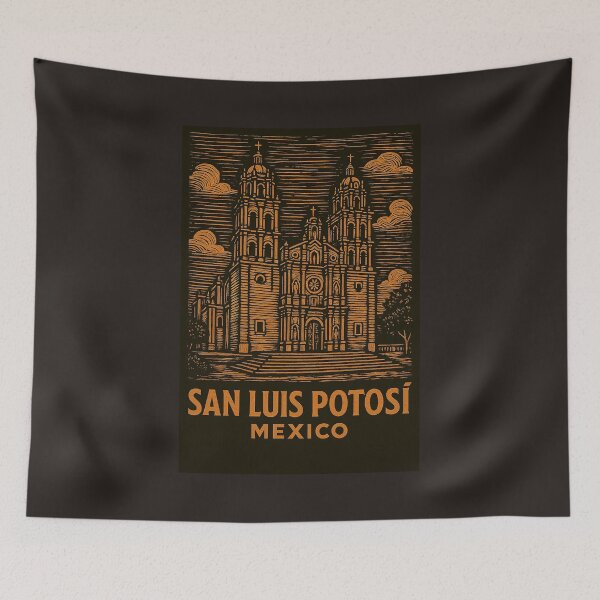 Item preview, San Luis Potosí México Estilo Linograbado designed and sold by Thistle-TShop.