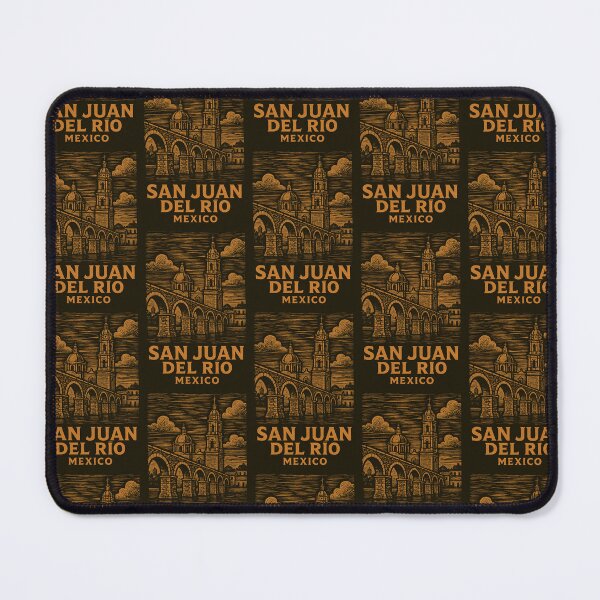 Item preview, San Juan del Rio Mexico Linocut Style designed and sold by Thistle-TShop.
