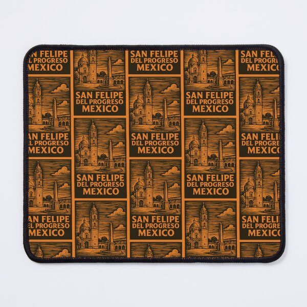 Item preview, San Felipe del Progreso Mexico Linocut Style  designed and sold by Thistle-TShop.