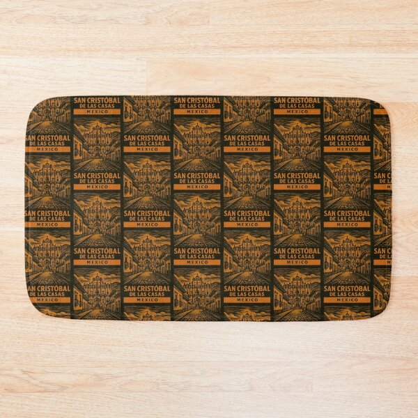 Item preview, San Cristobal de Las Casas Mexico Linocut Style  designed and sold by Thistle-TShop.
