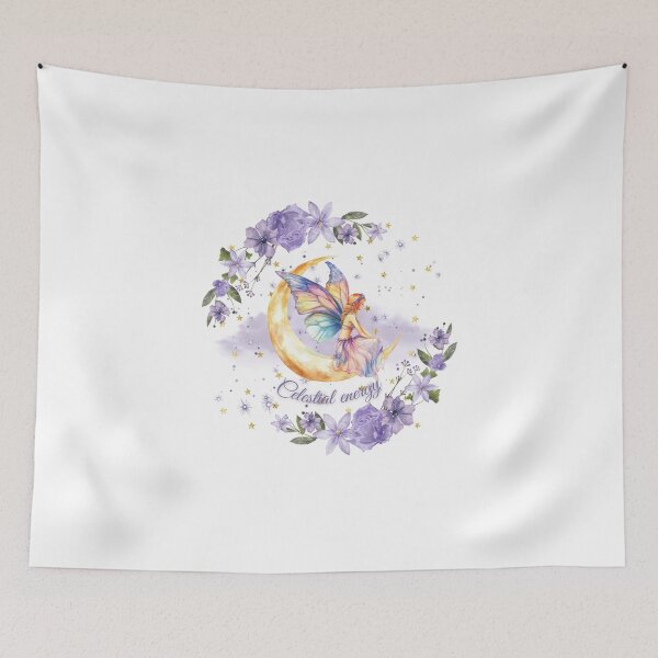 Item preview, Dreamy Moon Girl – Celestial Energy Aesthetic Art designed and sold by Joy & Art .