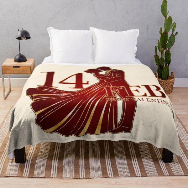 Item preview, Elegant Valentine’s Silhouette 14 Feb Golden Romance designed and sold by MOFAPPAREL.