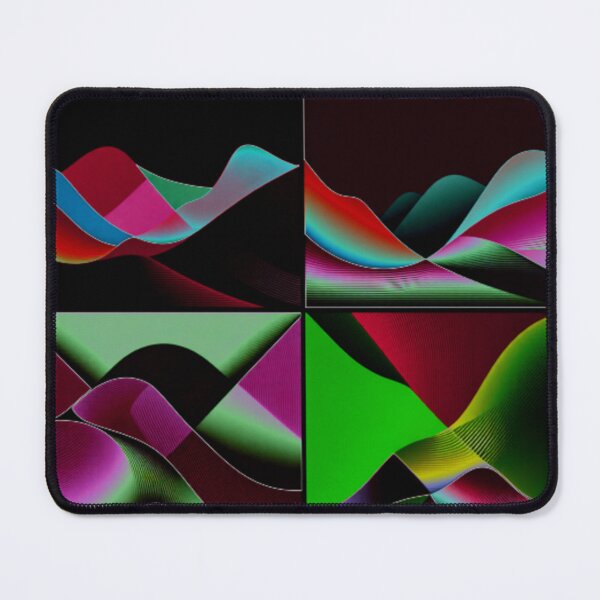 Item preview, four currents solarize 2 colorful geometric abstract design designed and sold by SmashingDeals.