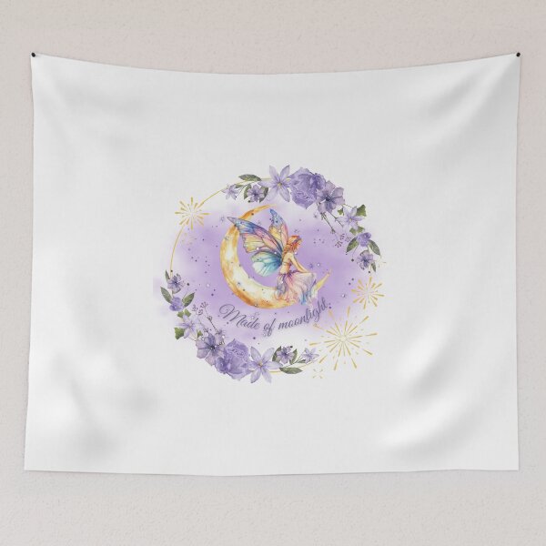 Item preview, Dreamy Moon Girl – Made of Moonlight Aesthetic Art designed and sold by Joy & Art .