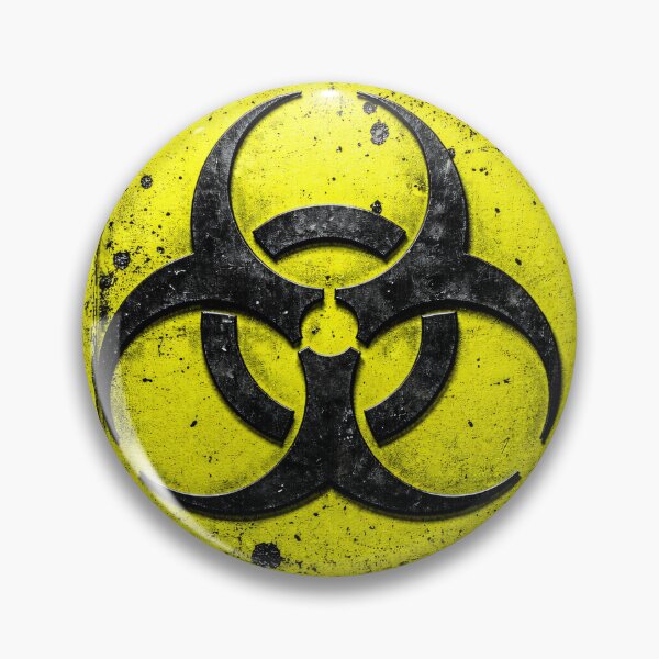 Item preview, Grunge Biohazard Warning Sign designed and sold by Kaleidoscope Print.