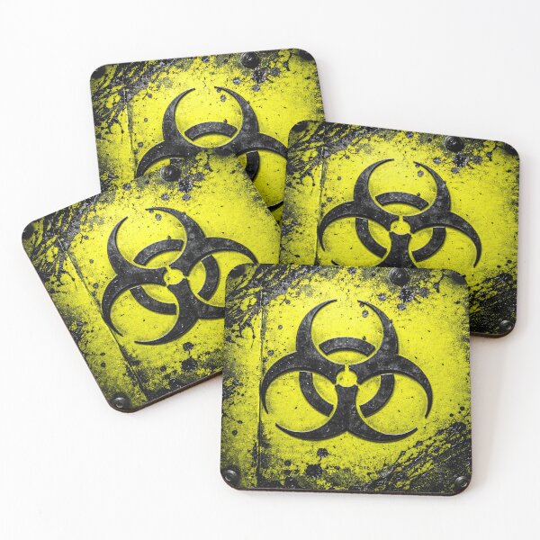 Item preview, Grunge Biohazard Warning Sign designed and sold by Kaleidoscope Print.
