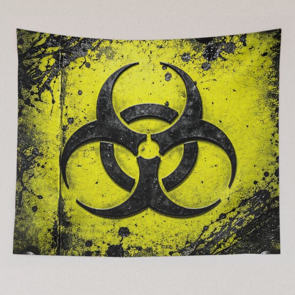 Item preview, Grunge Biohazard Warning Sign designed and sold by Kaleidoscope Print.