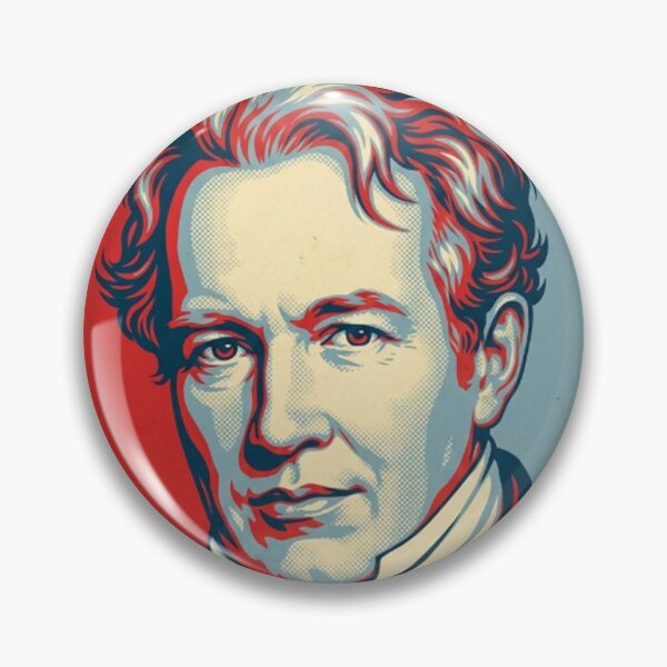 Item preview, Alexander von Humboldt Hope Style Retro Poster Art  designed and sold by Anya Byron.