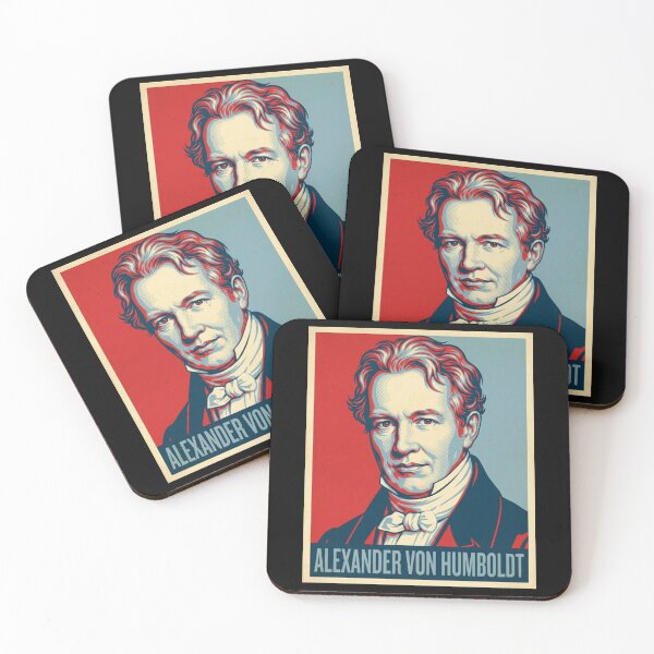 Item preview, Alexander von Humboldt Hope Style Retro Poster Art  designed and sold by Anya Byron.