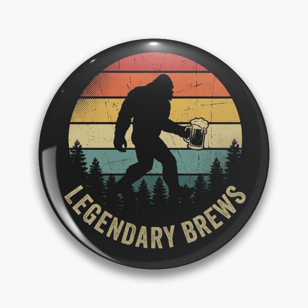 Item preview, Legendary Brews Bigfoot Sasquatch Drinking Beer designed and sold by AdyKurniawan.