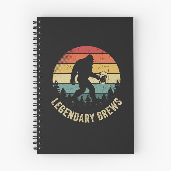 Item preview, Legendary Brews Bigfoot Sasquatch Drinking Beer designed and sold by AdyKurniawan.