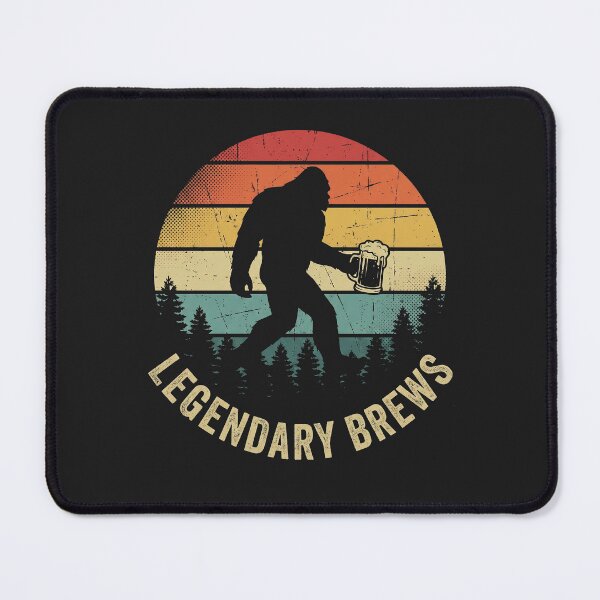 Item preview, Legendary Brews Bigfoot Sasquatch Drinking Beer designed and sold by AdyKurniawan.