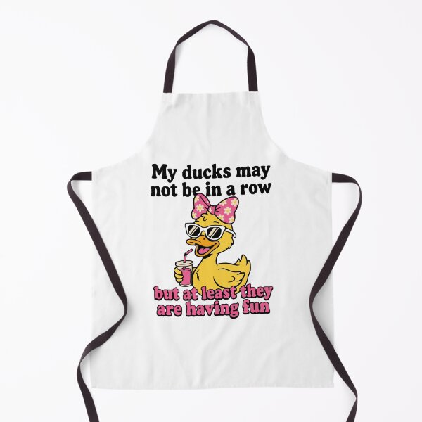 Item preview, funny Ducks Not in a Row quote Snarky vintage Mental Health design designed and sold by LuxeGraphix.