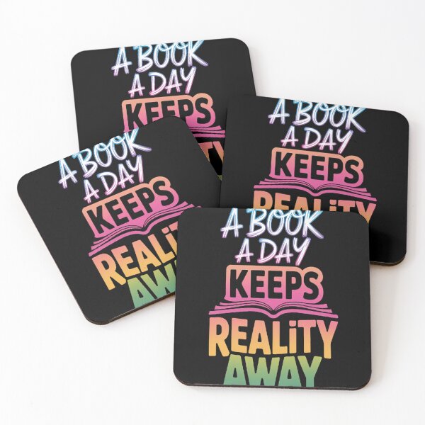 Item preview, Literary Escape A Book A Day Keeps Reality Away designed and sold by brinbotty.