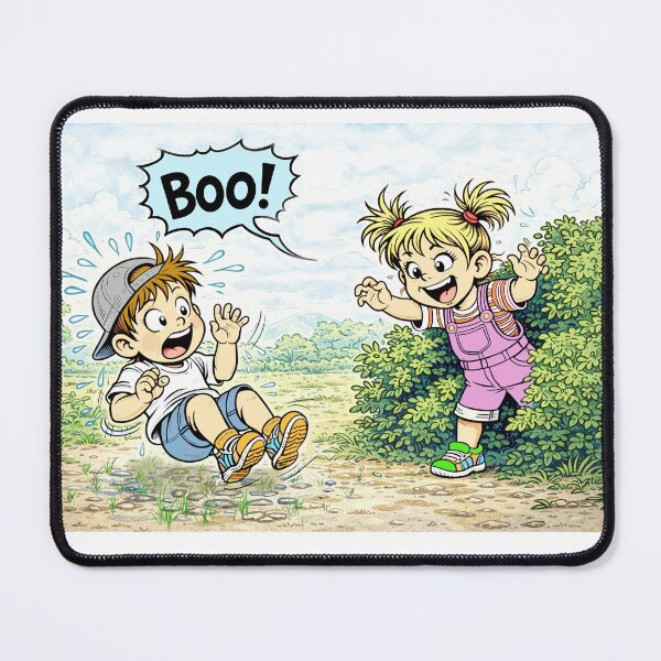 Item preview, Rosie scares Leo, the children have fun designed and sold by chromyral-creations.