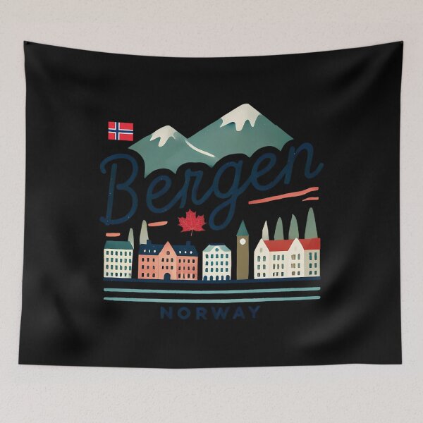 Item preview, Bergen Norway designed and sold by Marcraphael.