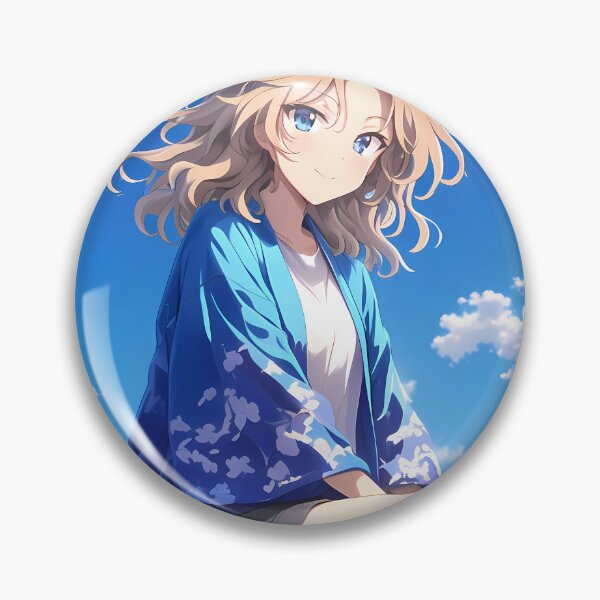 Item preview, Kay Girls Und Panzer Anime Military Summer Sky designed and sold by CarlosBender.