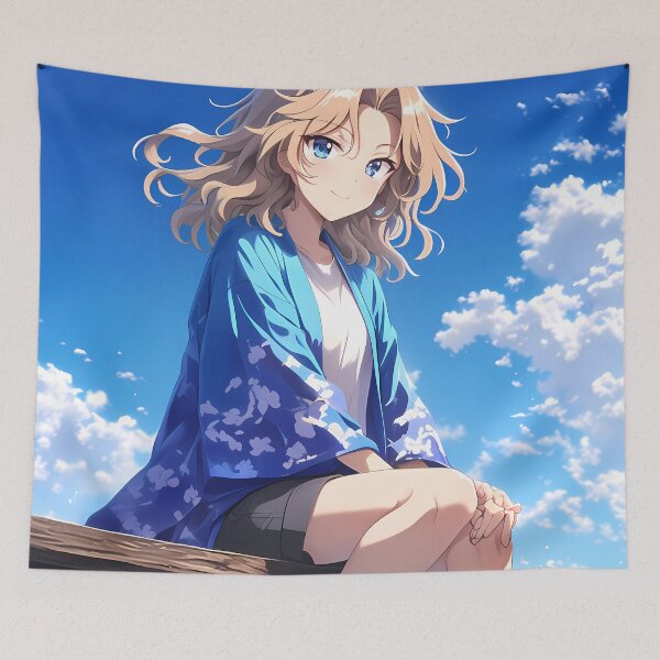 Item preview, Kay Girls Und Panzer Anime Military Summer Sky designed and sold by CarlosBender.