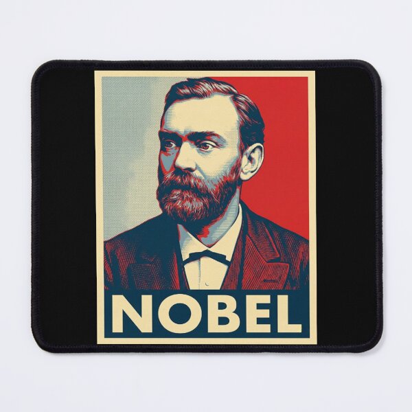 Item preview, Alfred Nobel Hope Style Retro Poster Art designed and sold by Anya Byron.