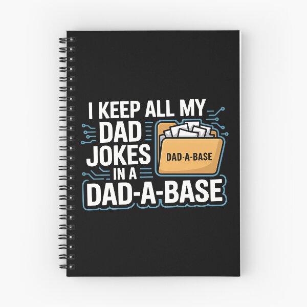 Item preview, Dad-A-Base Dad Joke Pun designed and sold by ihgterpbizv18.