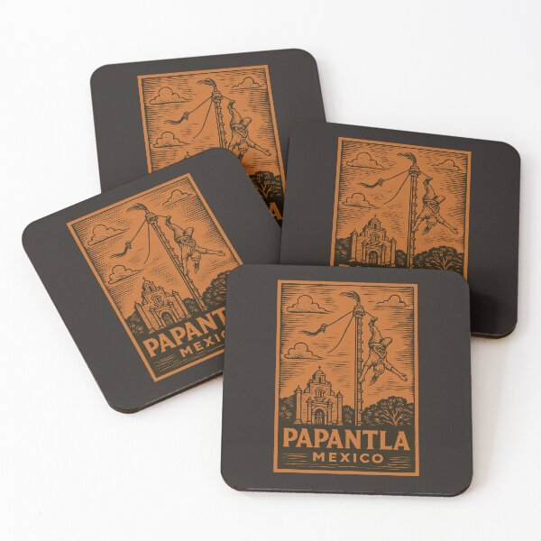 Item preview, Papantla Mexico Linocut Style  designed and sold by Thistle-TShop.