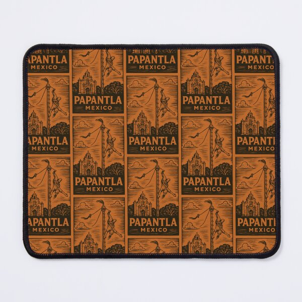 Item preview, Papantla Mexico Linocut Style designed and sold by Thistle-TShop.