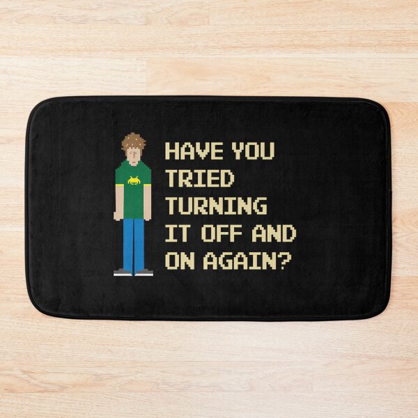 Item preview,  Have You Tried Turning It Off And On Again  Funny It Crowd Geek. designed and sold by Marcraphael.