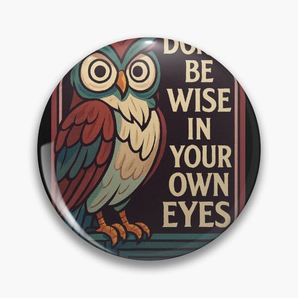 Item preview, dont be wise in your own eyes designed and sold by Eq2iq.