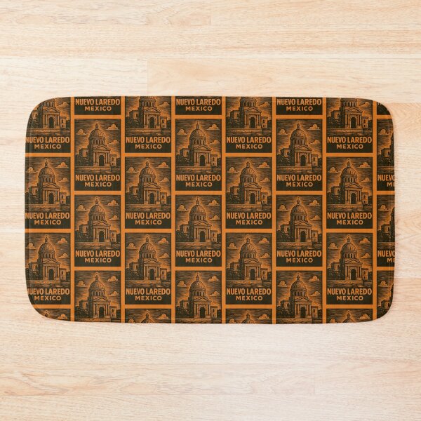 Item preview, Nuevo Laredo Mexico Linocut Style  designed and sold by Thistle-TShop.