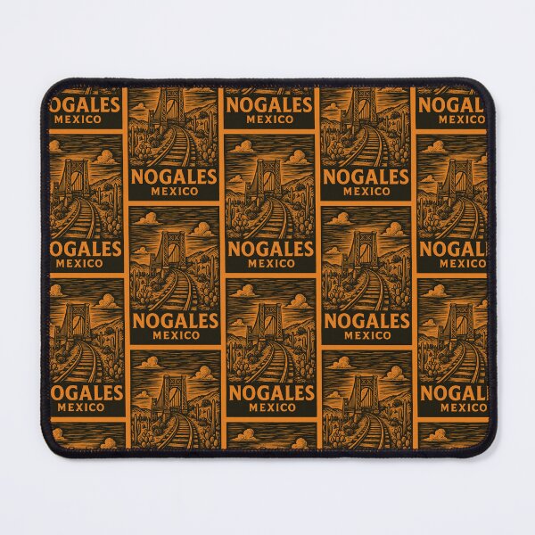 Item preview, Nogales Mexico Linocut Style designed and sold by Thistle-TShop.