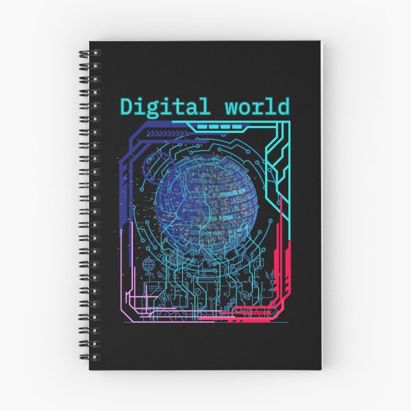 Item preview, Digital World designed and sold by Zenobi Planet.