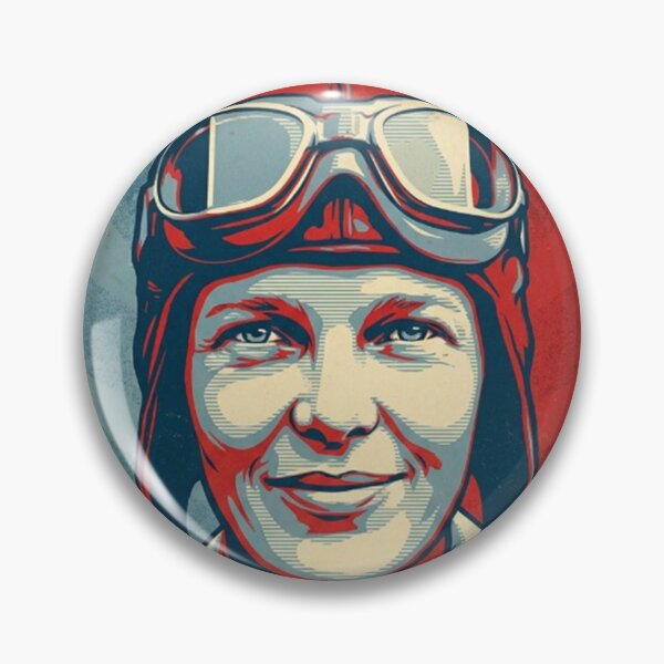 Item preview, Amelia Earhart Hope Style Retro Poster Art designed and sold by Anya Byron.