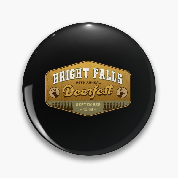 Item preview, Deerfest Bright Falls Emblem designed and sold by Marcraphael.