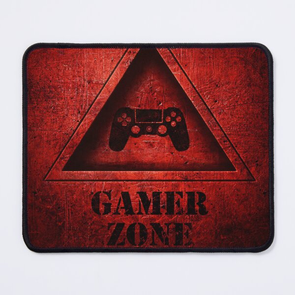 Item preview, Gamer Zone Warning Sign designed and sold by Kaleidoscope Print.