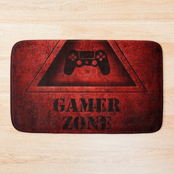 Item preview, Gamer Zone Warning Sign designed and sold by Kaleidoscope Print.