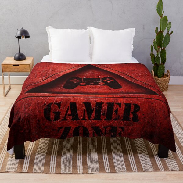 Item preview, Gamer Zone Warning Sign designed and sold by Kaleidoscope Print.