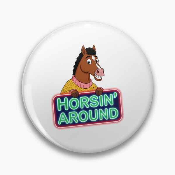 Item preview, BoJack Horseman Horsin Around Logo Retro designed and sold by Virginalstonn.