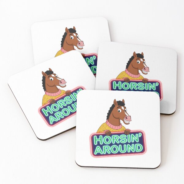 Item preview, BoJack Horseman Horsin Around Logo Retro designed and sold by Virginalstonn.