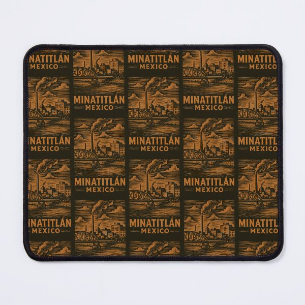 Item preview, Minatitlan Mexico Linocut Style designed and sold by Thistle-TShop.