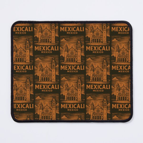 Item preview, Mexicali Mexico Linocut Style designed and sold by Thistle-TShop.