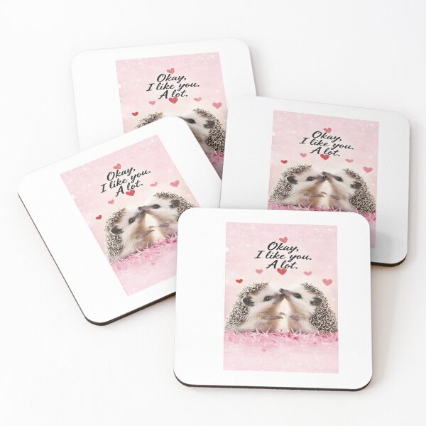 Item preview, Two Hedgehogs – Ok, I Love You A Lot designed and sold by GoxyVision.